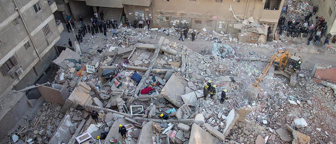 Φονική κατάρρευση κτηρίου στο Κάιρο (εικόνες)