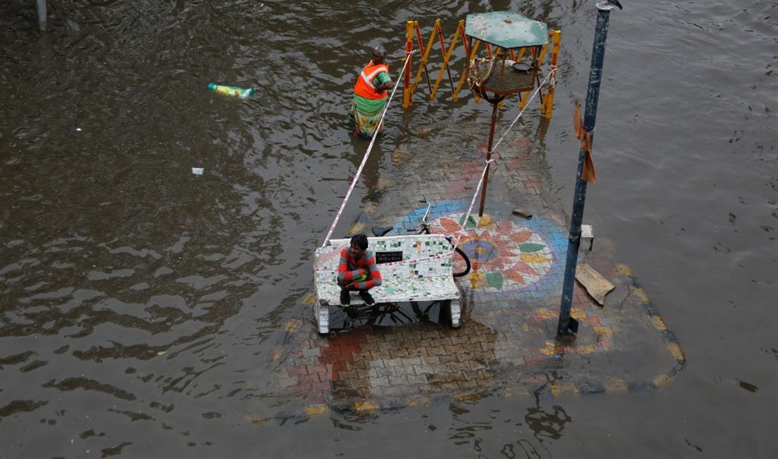 AP - Ινδία - μουσώνες - πλημμύρες