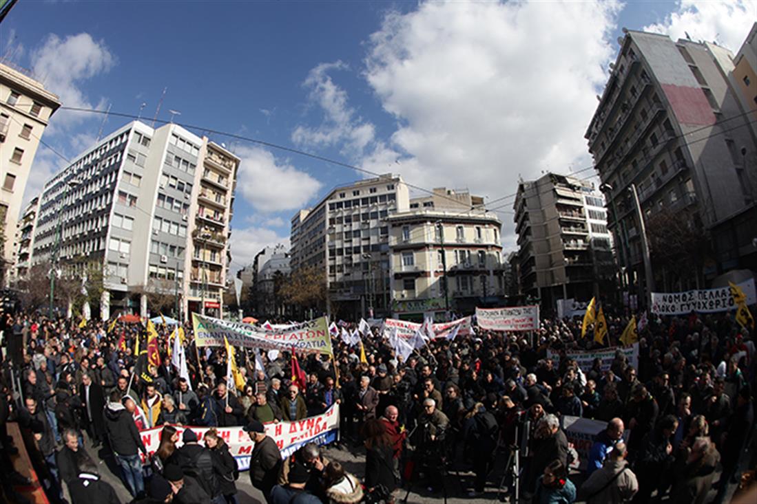Αγρότες - συλλαλητήριο - Αθήνα