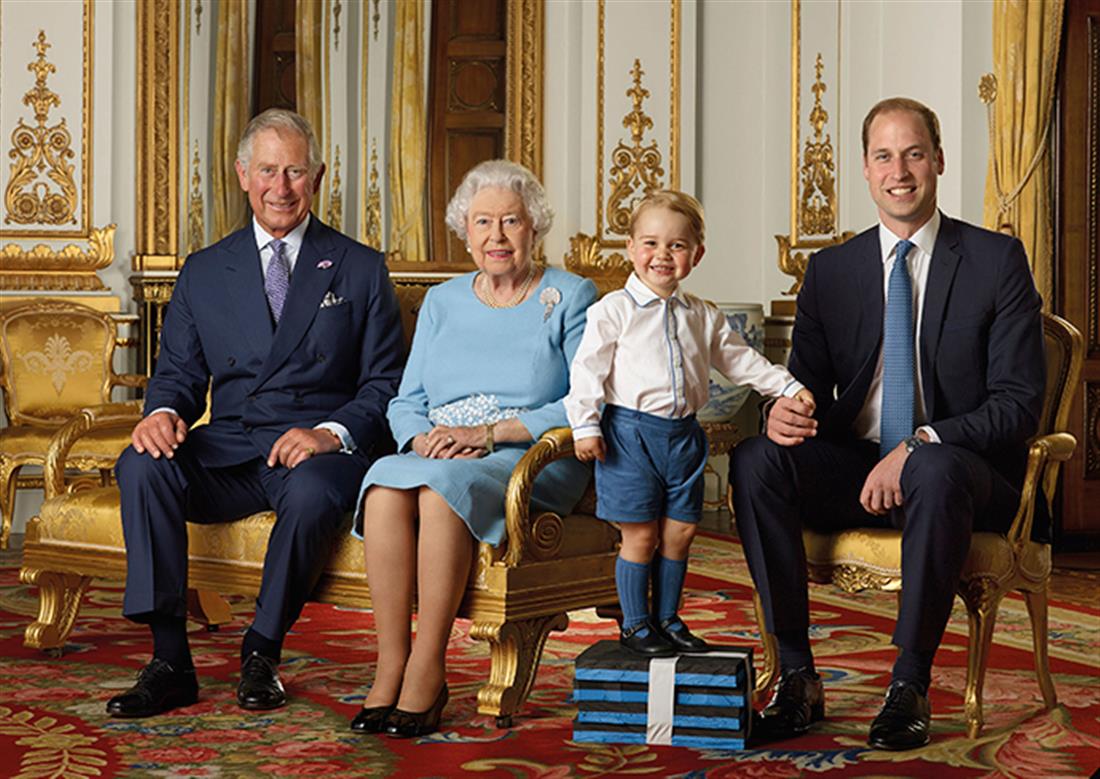 AP - Πρίγκηπας Γεώργιος - βασίλισσα Ελισάβετ - γραμματόσημο - γενέθλια