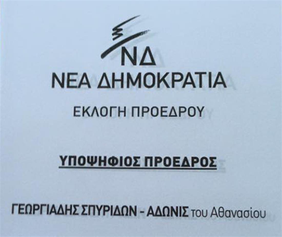 Νέα Δημοκρατία - εκλογές - ψηφοδέλτιο - Άδωνις Γεωργιάδης