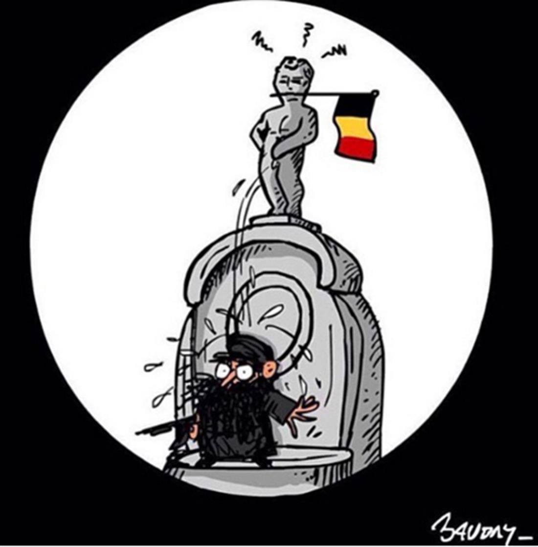 Σκίτσα - Βρυξέλλες – επίθεση