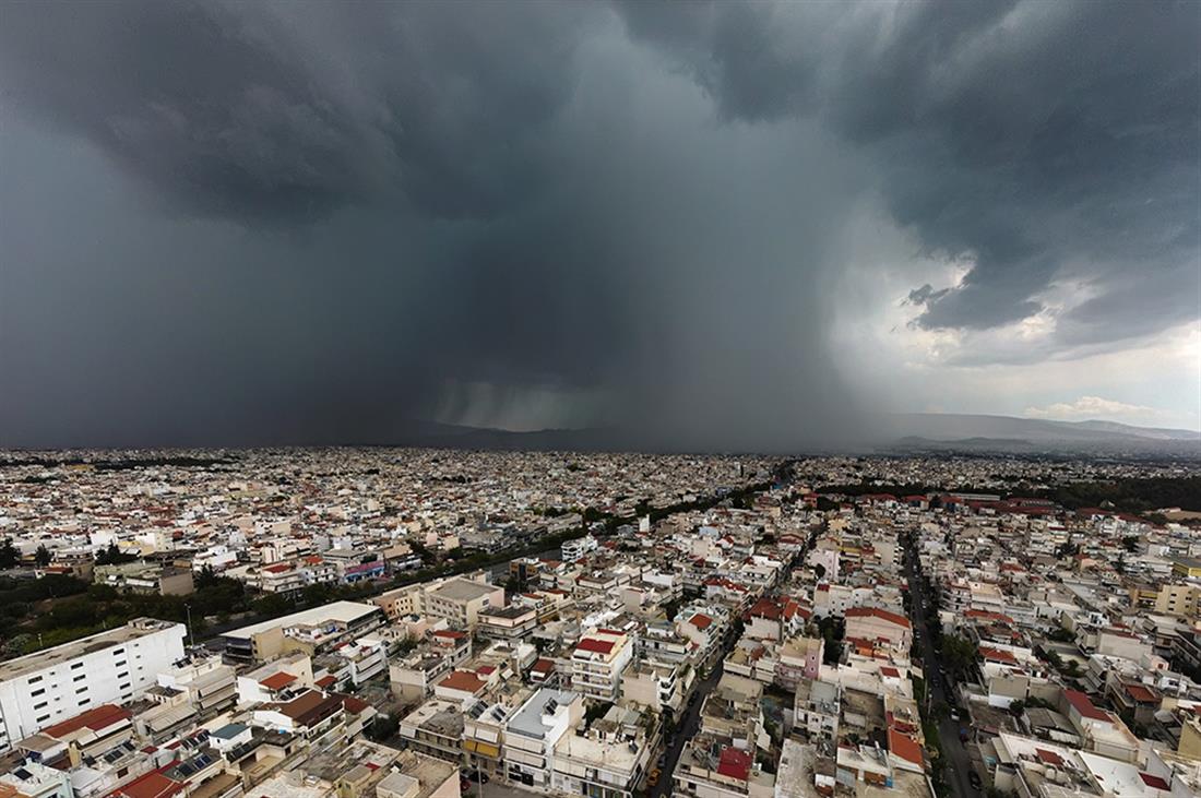 Κακοκαιρία - καταιγίδες - βροχές - Αττική - Αθήνα