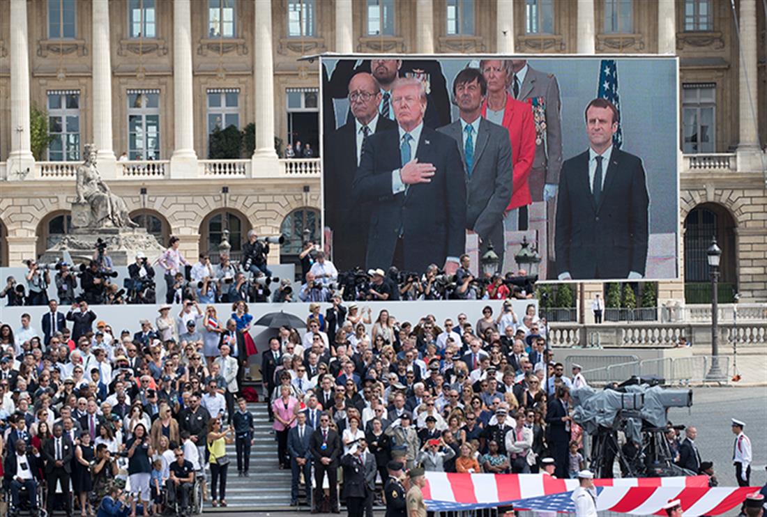 AP - Γαλλία - επέτειος - Βαστίλη - Μακρόν - Τραμπ - παρέλαση - εορτασμός