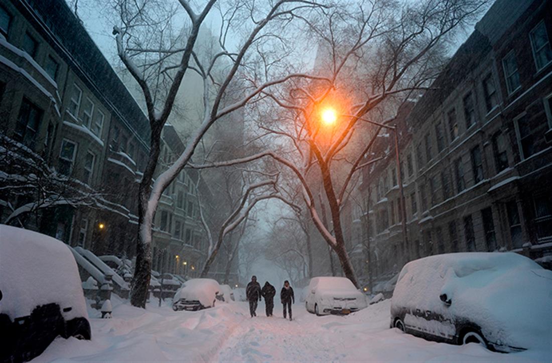 AP - ΗΠΑ - χιόνια - κακοκαιρία - snowzzila - Νέα Υόρκη