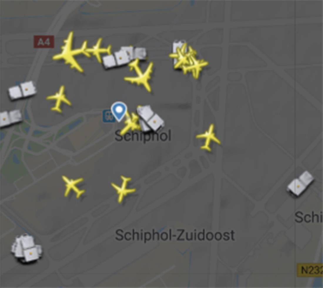 αεροδρόμιο Άμστερνταμ - συναγερμός