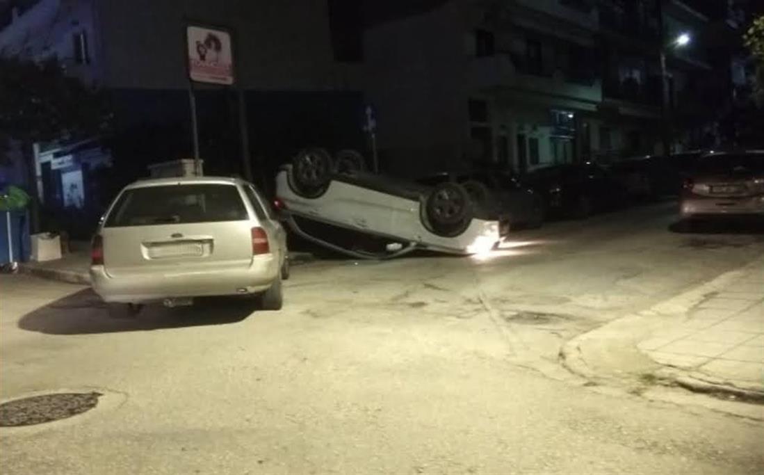 Τροχαίο ατύχημα - ανατροπή ΙΧ - Ηγουμενίτσα - gallery