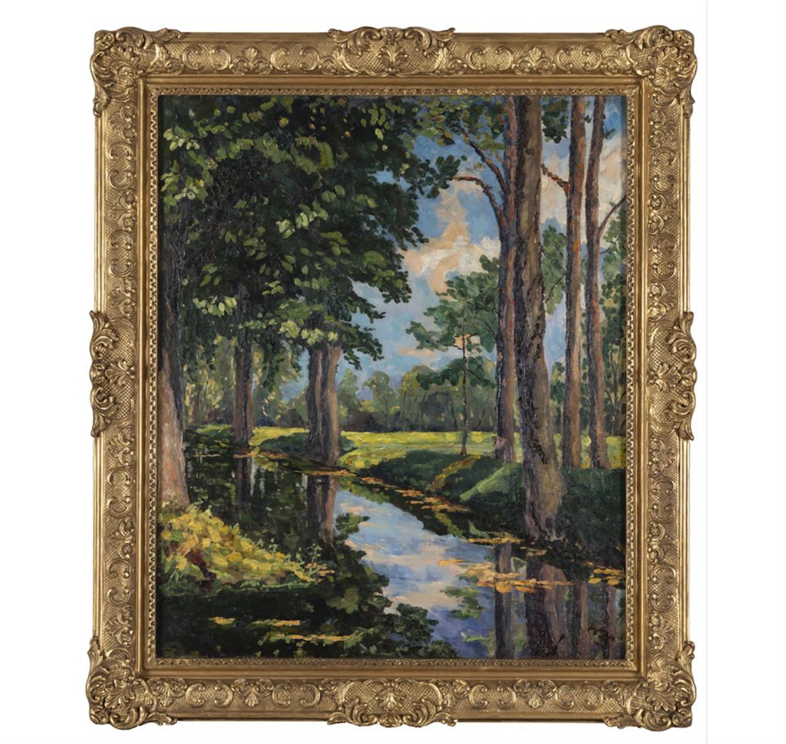 πίνακας - Ουίνστον Τσώρτσιλ - The Moat, Breccles