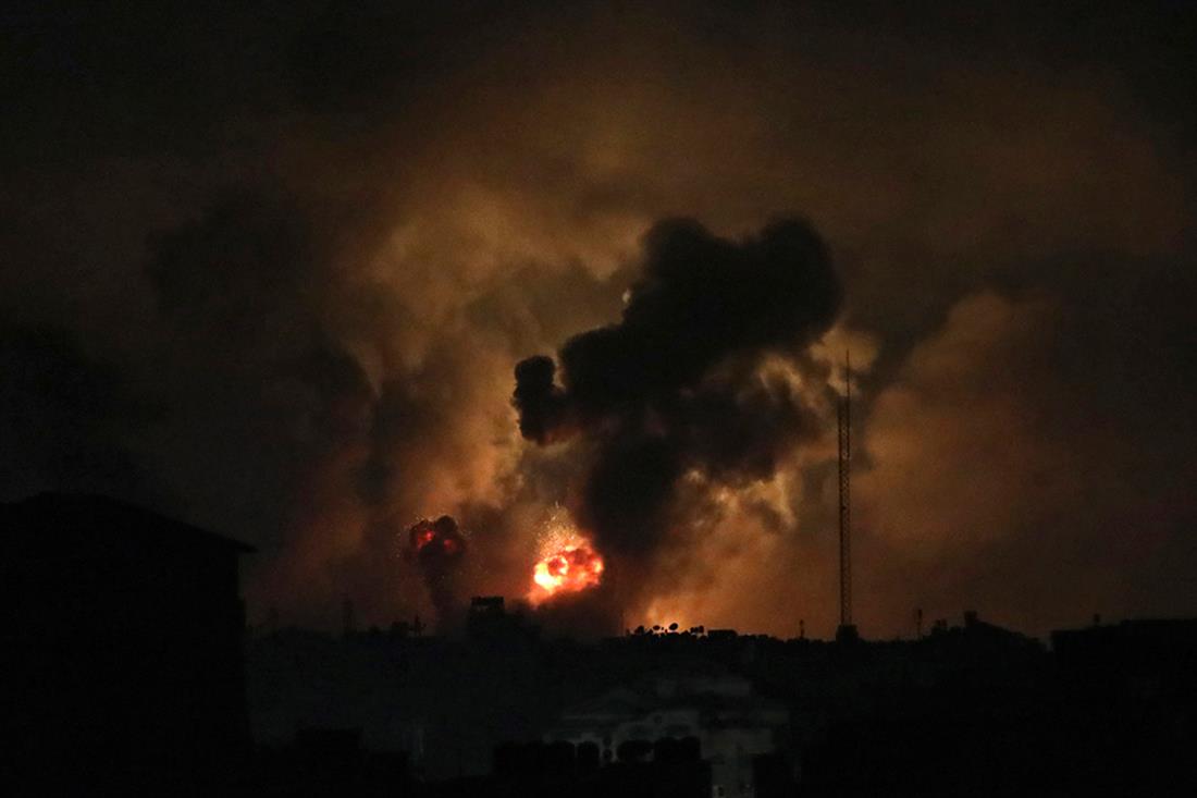 Ισραήλ - αεροπορικοί  βομβαρδισμοί - Γάζα