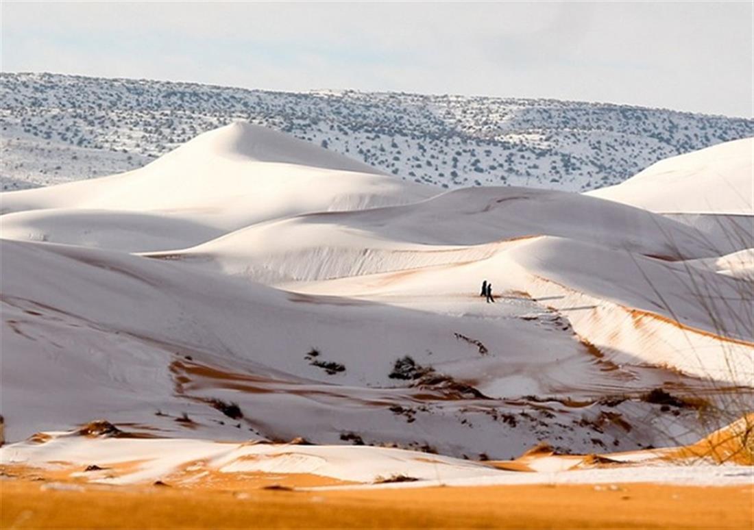 Έρημος Σαχάρα - χιόνι