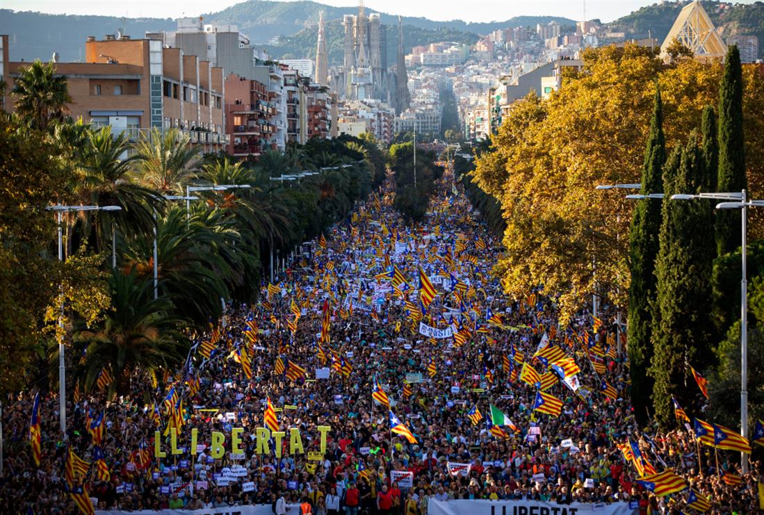 AP - Καταλονία - Ισπανία - Διαδηλώσεις - Βαρκελώνη