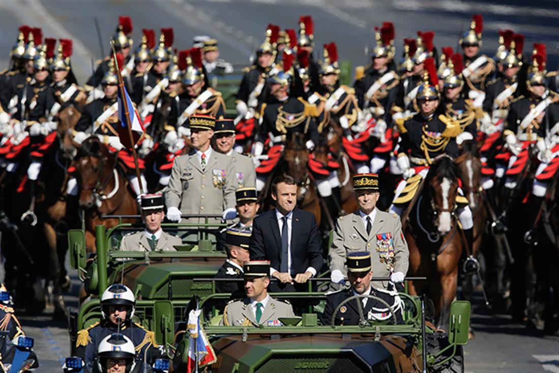 AP - Γαλλία - επέτειος - Βαστίλη - Μακρόν - Τραμπ - παρέλαση - εορτασμός