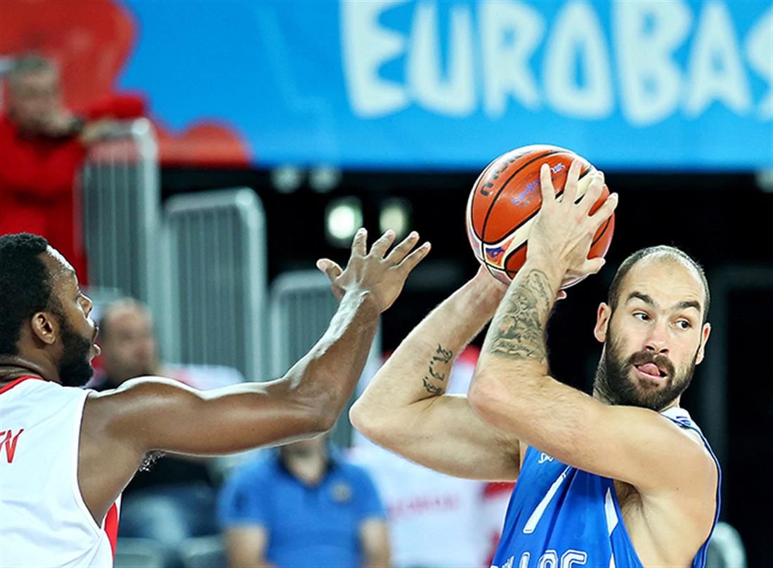 Eurobasket - Γεωργία - Ελλάδα - αγώνας