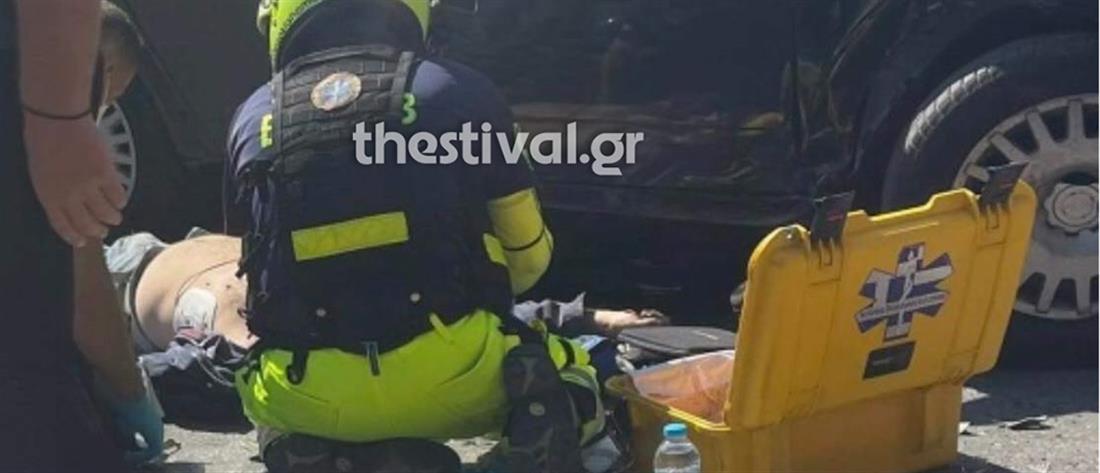 Θεσσαλονίκη - Τροχαίο: πέθανε οδηγός που υπέστη ανακοπή καρδιάς πάνω στην μηχανή του (εικόνες)