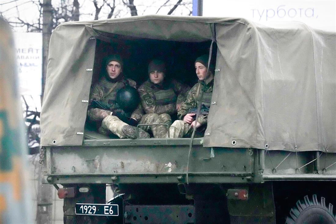 Ουκρανία - Μαριούπολη - στρατιώτες