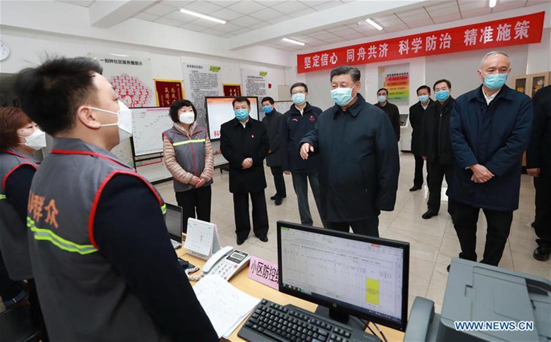 Κίνα - Σι Τζινπίνγκ με μάσκα