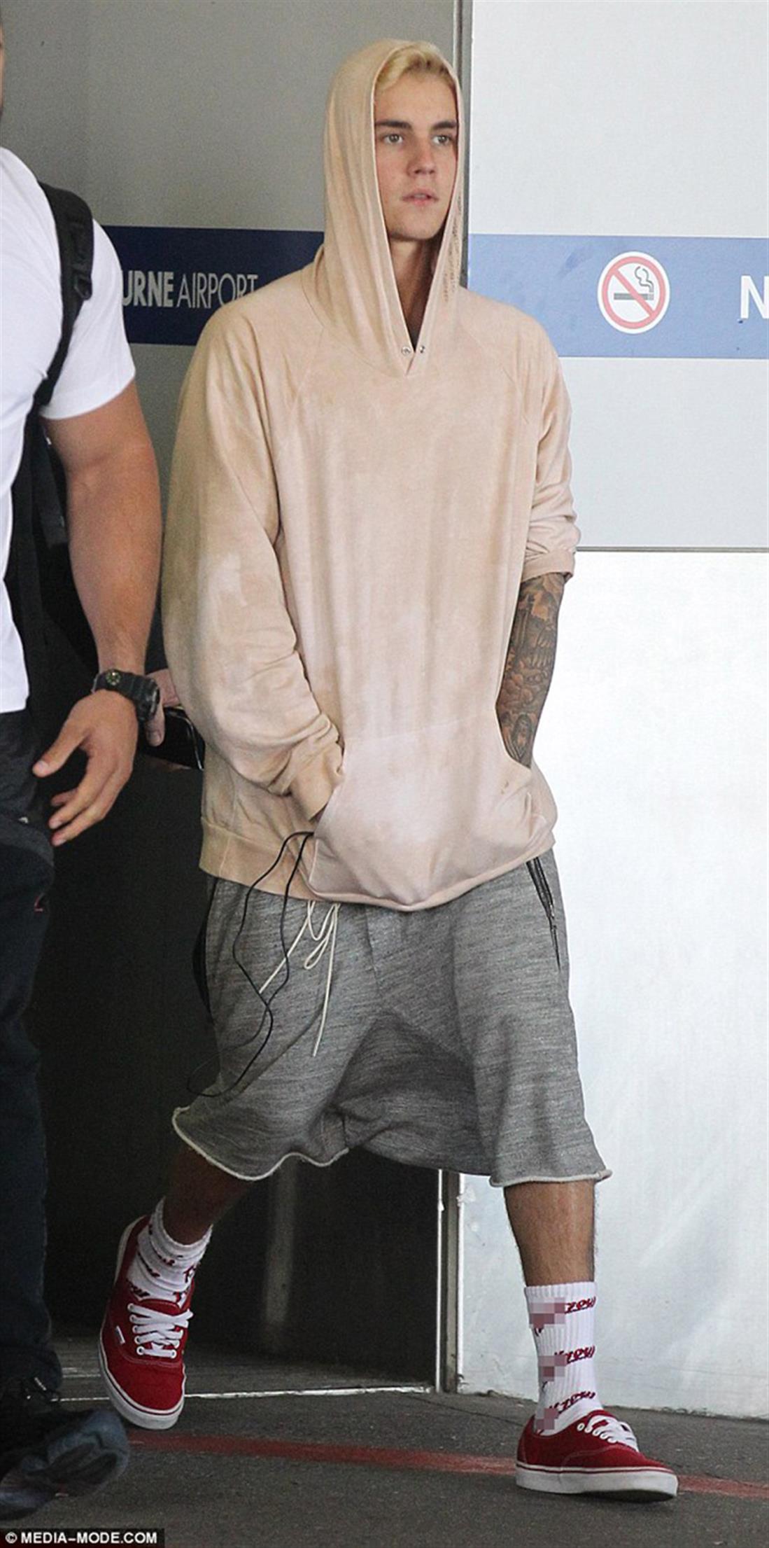 Justin Bieber - αεροδρόμιο - Αυστραλία