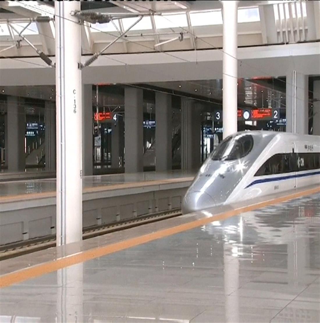 Τρένο - υψηλή ταχύτητα - Κίνα - σιδηροδρομικές γραμμές