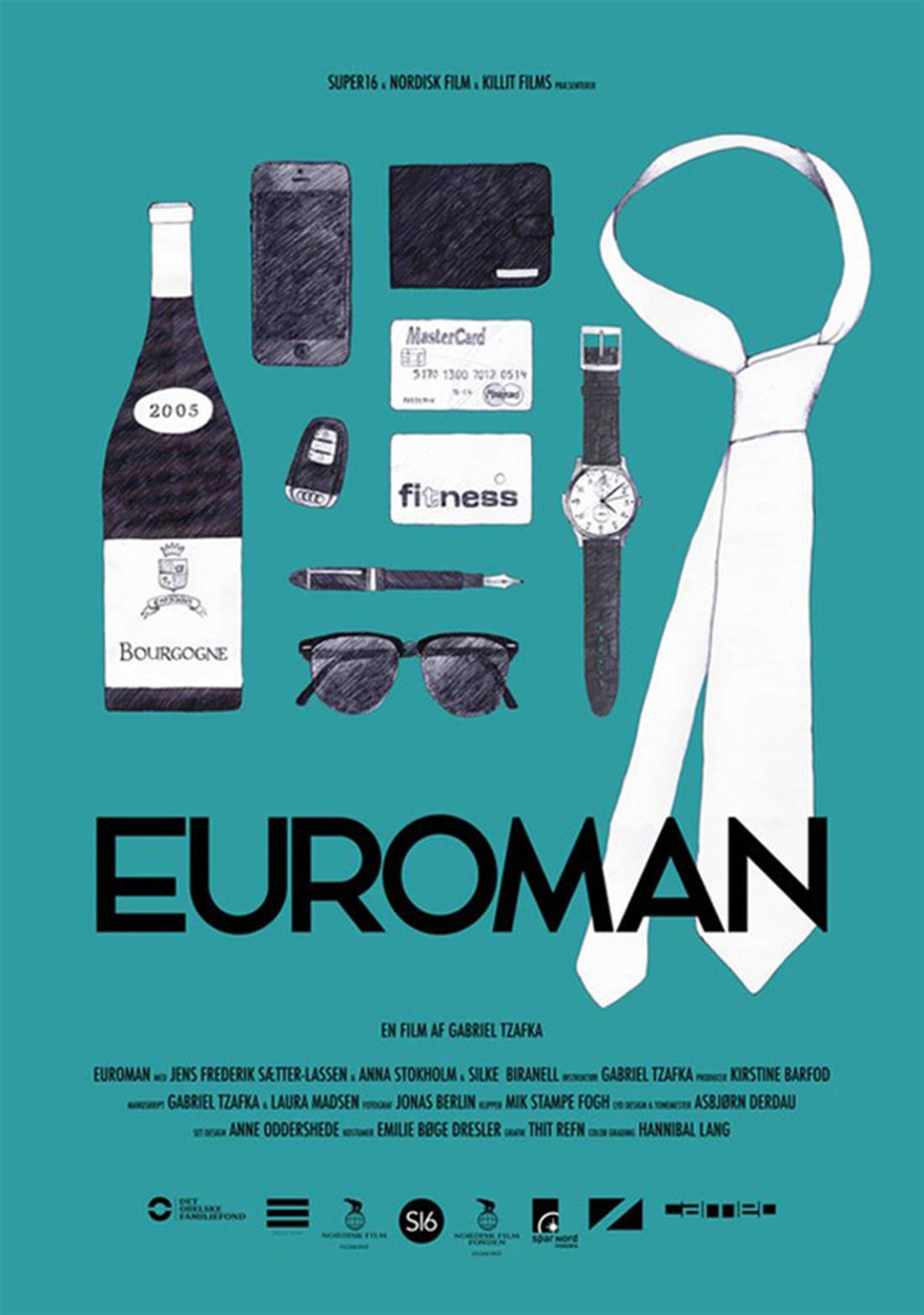 Φεστιβάλ Ταινιών Μικρού Μήκους - Δράμα - Γαβριήλ Τζάφκας - Euroman - αφίσα