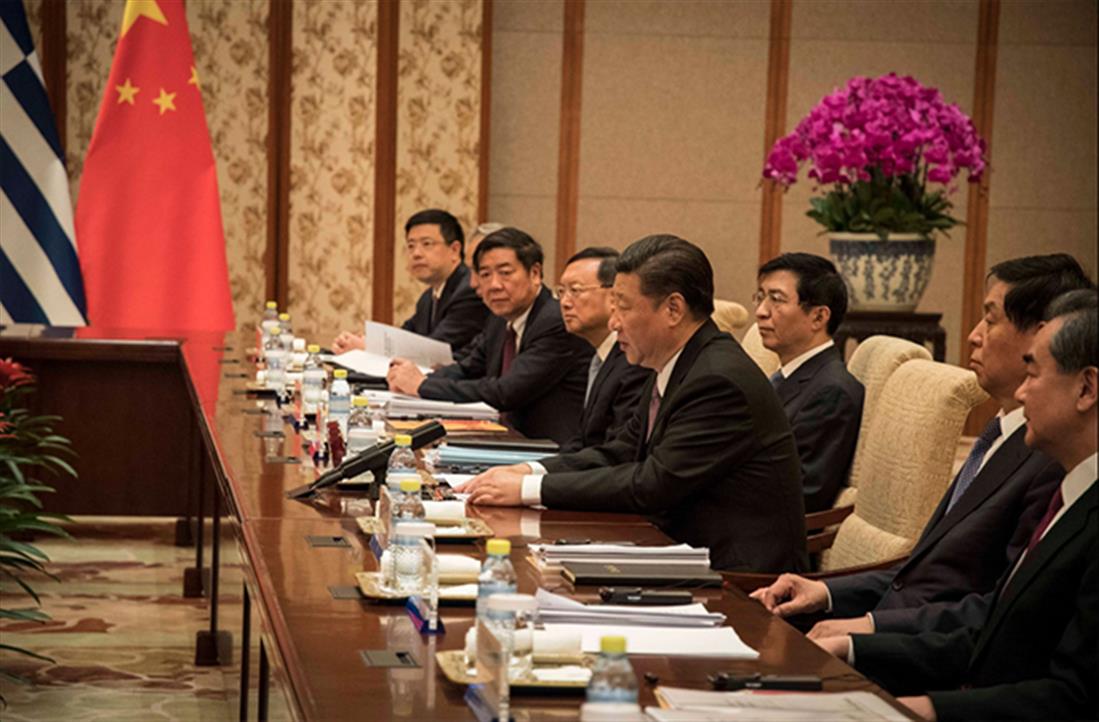 Συνάντηση - Αλέξης Τσίπρας - Xi Jinping