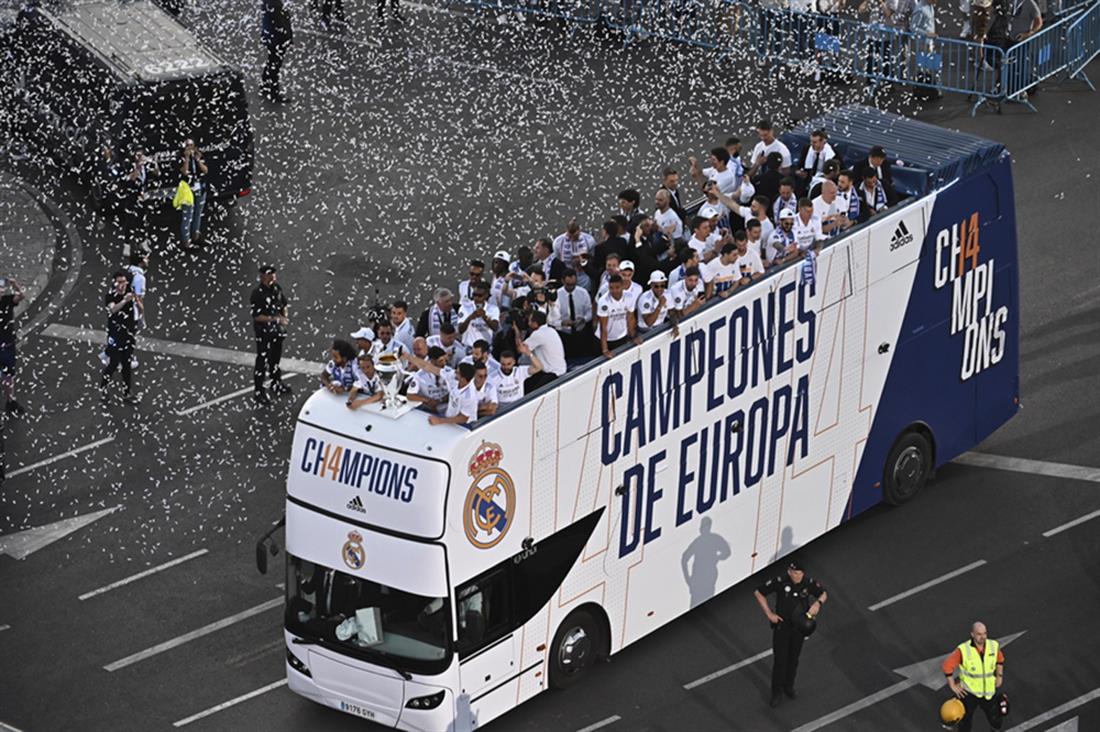 Ρεαλ Μαδρίτης - υποδοχή - Champions League