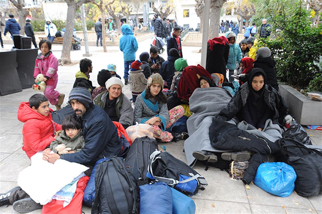 Πρόσφυγες - Αθήνα - Πλατεία Βικτωρίας