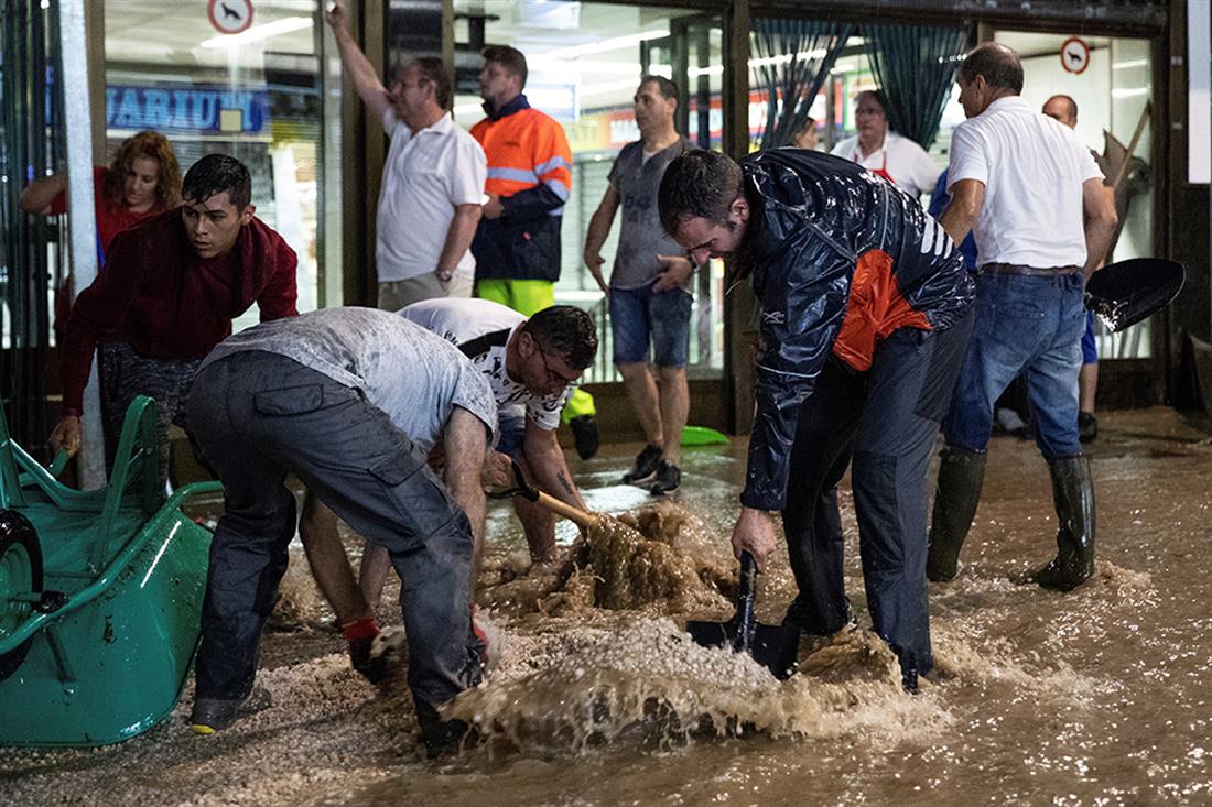 Ισπανία - κακοκαιρία - πλημμύρες