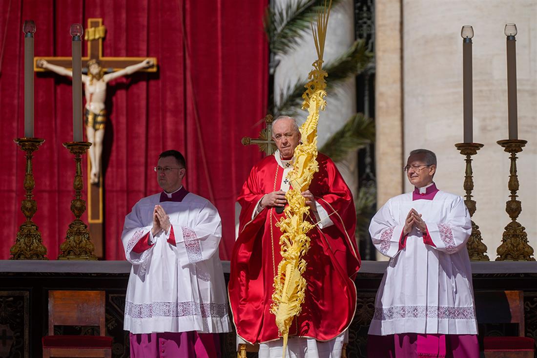 AP - Πάπα Φραγκίσκος - Βατικανό - Κυριακή των Βαΐων των Καθολικών