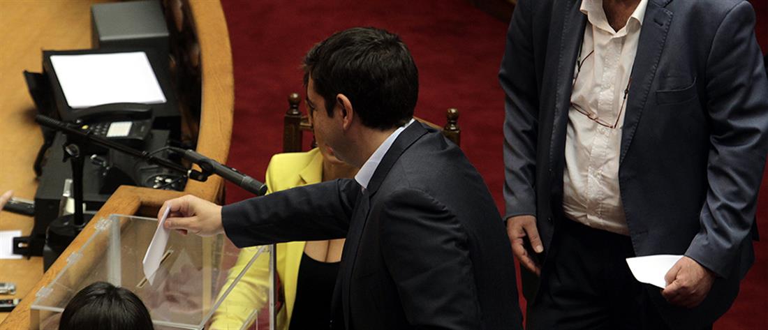 ΒΟΥΛΗ - ΟΛΟΜΕΛΕΙΑ - ΣΥΝΕΔΡΙΑΣΗ - ΕΚΛΟΓΗ ΠΡΟΕΔΡΕΙΟΥ - Πρόεδρος της Βουλής - ψηφοφορία - Αλέξης Τσίπρας
