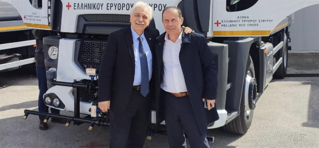 Ελληνικός Ερυθρός Σταυρός - οχήματα αντιμετώπισης πυρκαγιών