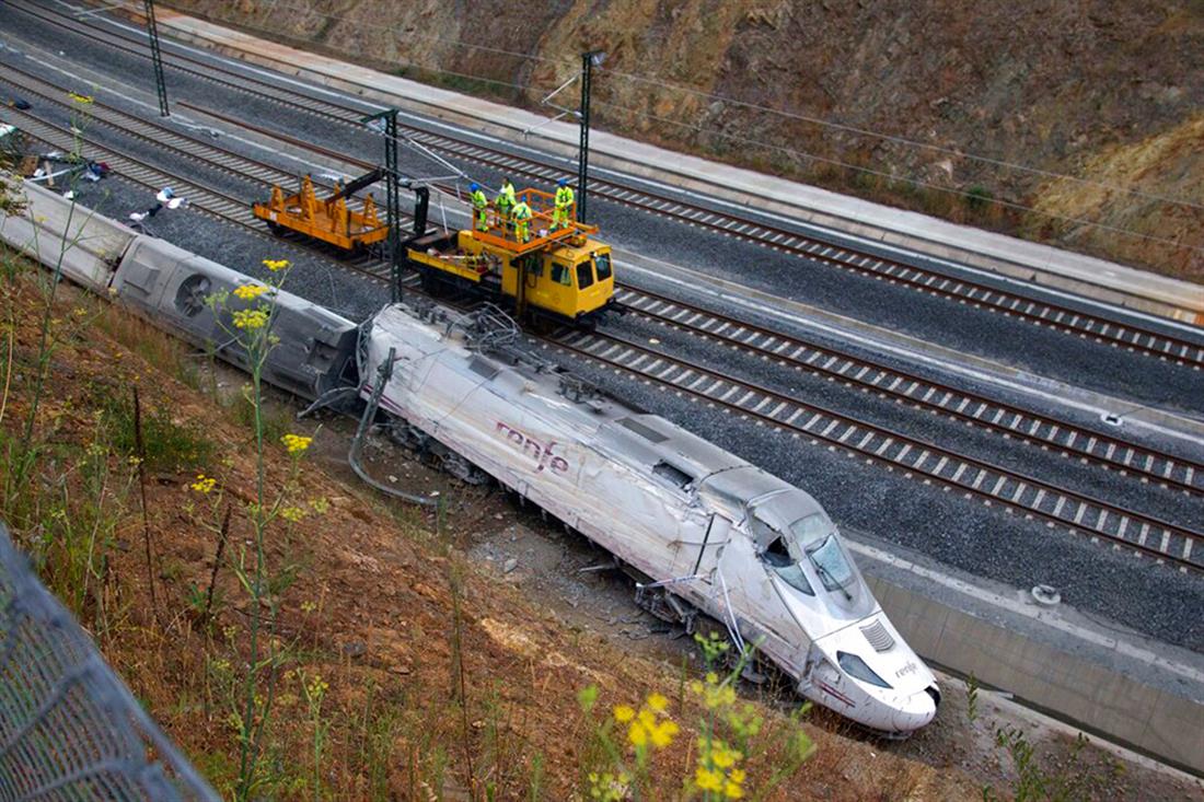 δυστυχηματα - σύγκρουση τρένων - Ισπανία 2013