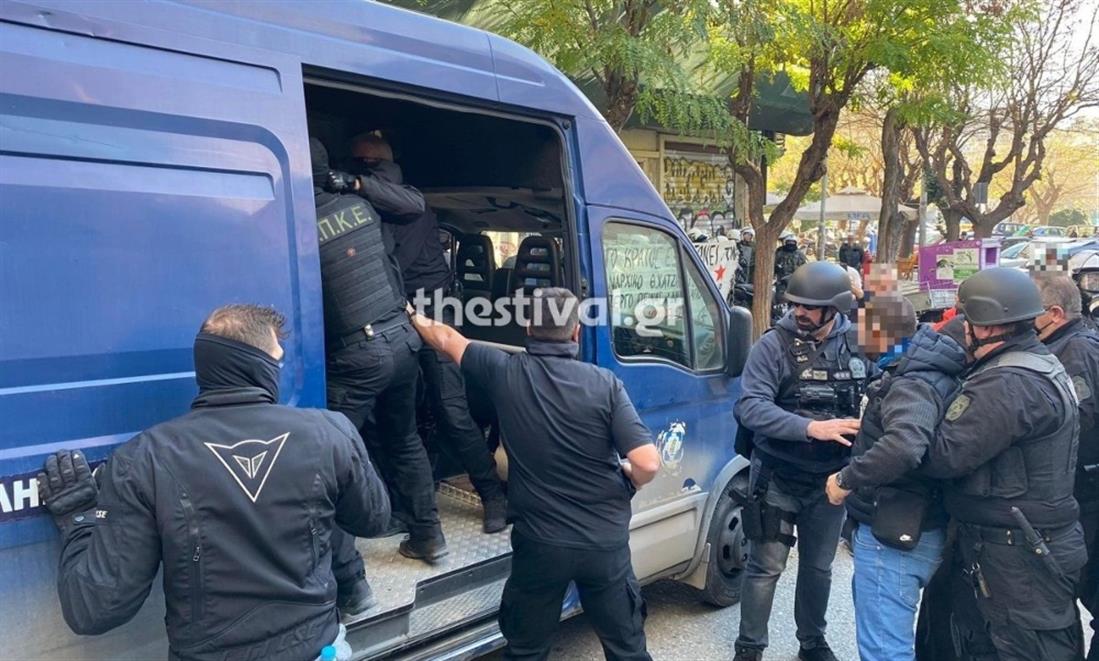 Κατάληψη - Θεσσαλονίκη - Αστυνομία