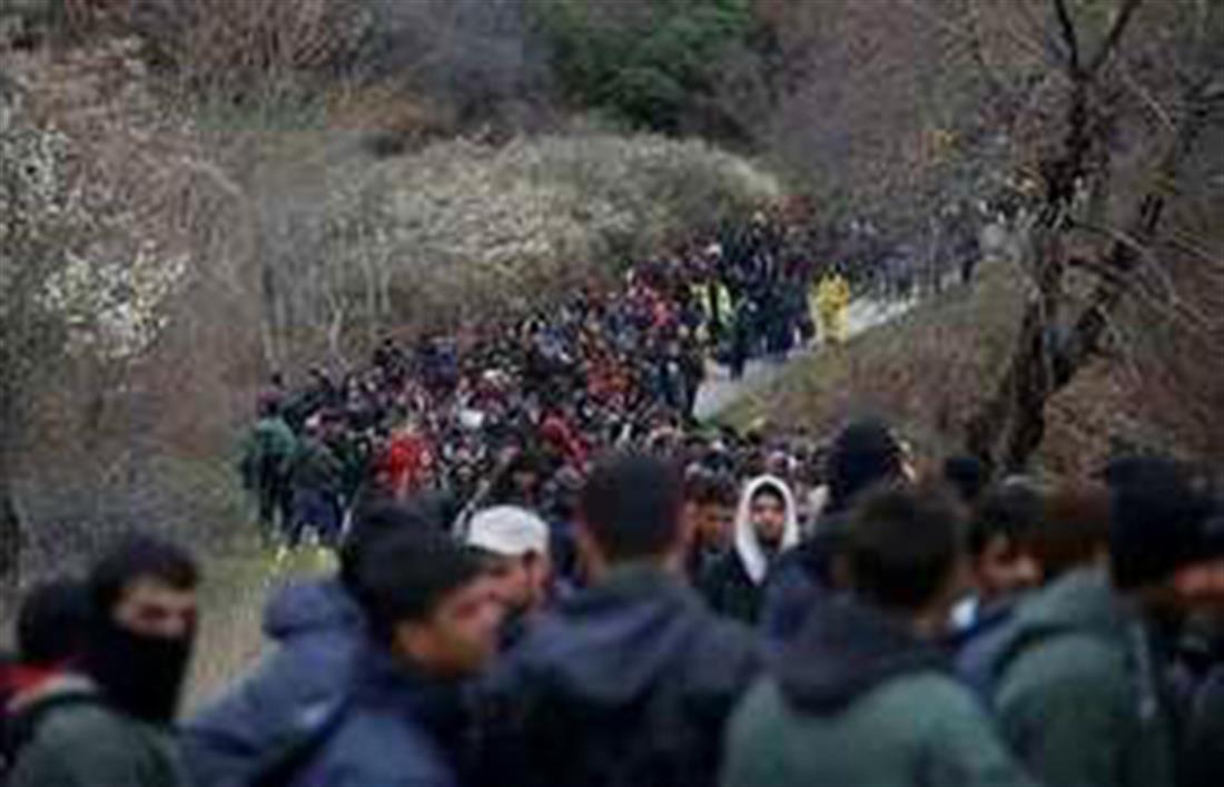 Πρόσφυγες - Ειδομένη - Σκόπια - πορεία