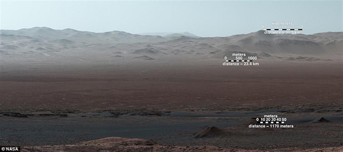 πανοραμικές εικόνες - Άρης - ερευνητικό όχημα - NASA - curiosity rover