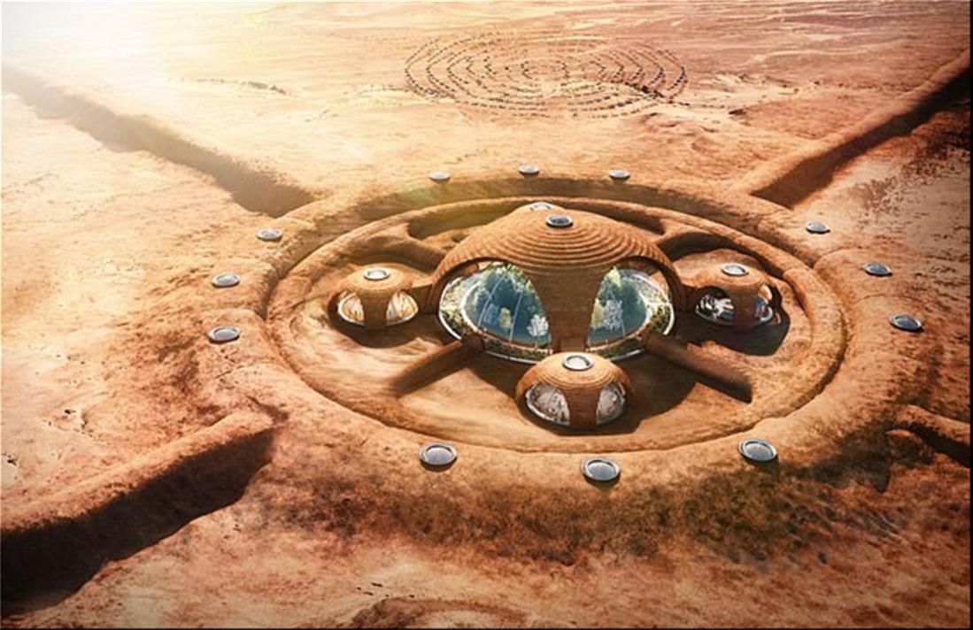 Πλανήτης Άρης - σπίτια