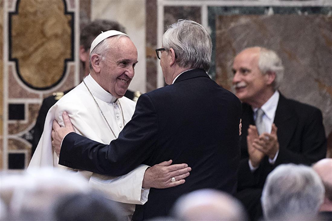 AP - Πάπας Φραγκίσκος - βραβείο Καρλομάγνου - Ευρωπαϊκή Ένωση