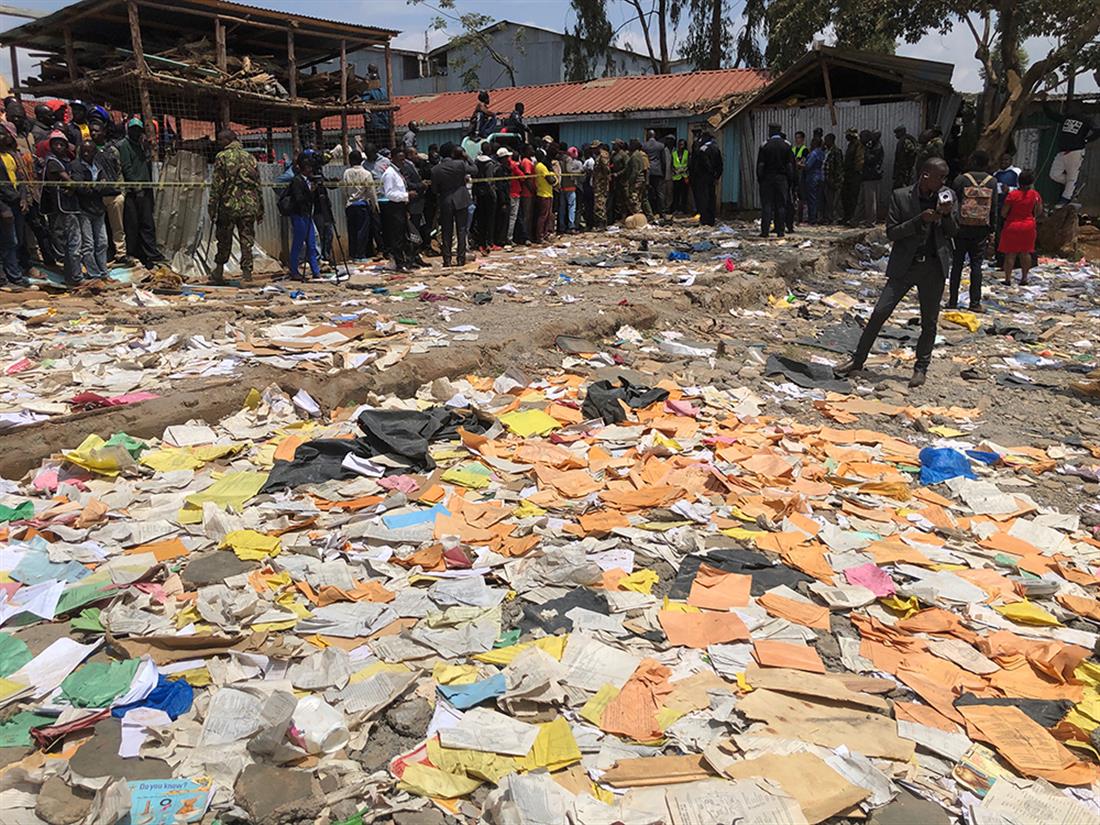κατάρρευση σχολικής αίθουσας - Κένυα