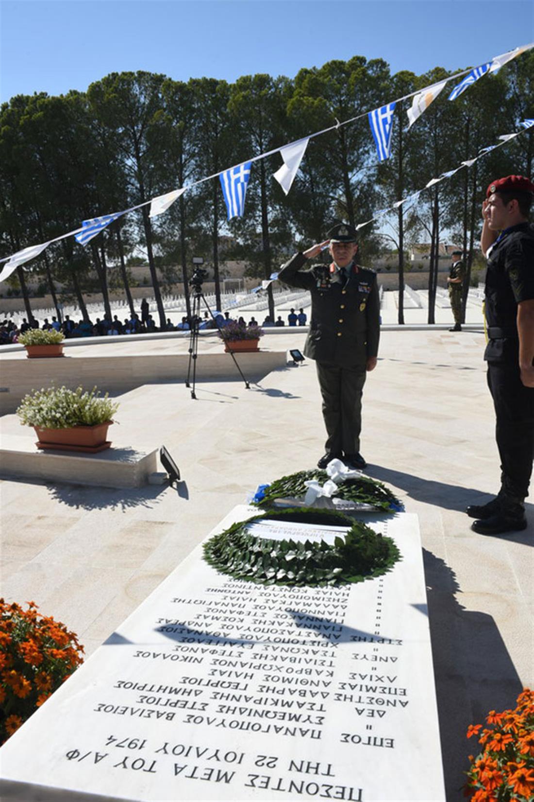 Πάνος Καμμένος - λείψανα Ελλήνων αγωνιστών της Κύπρου - NORATLAS - Πολεμική Αεροπορία - Λευκωσία