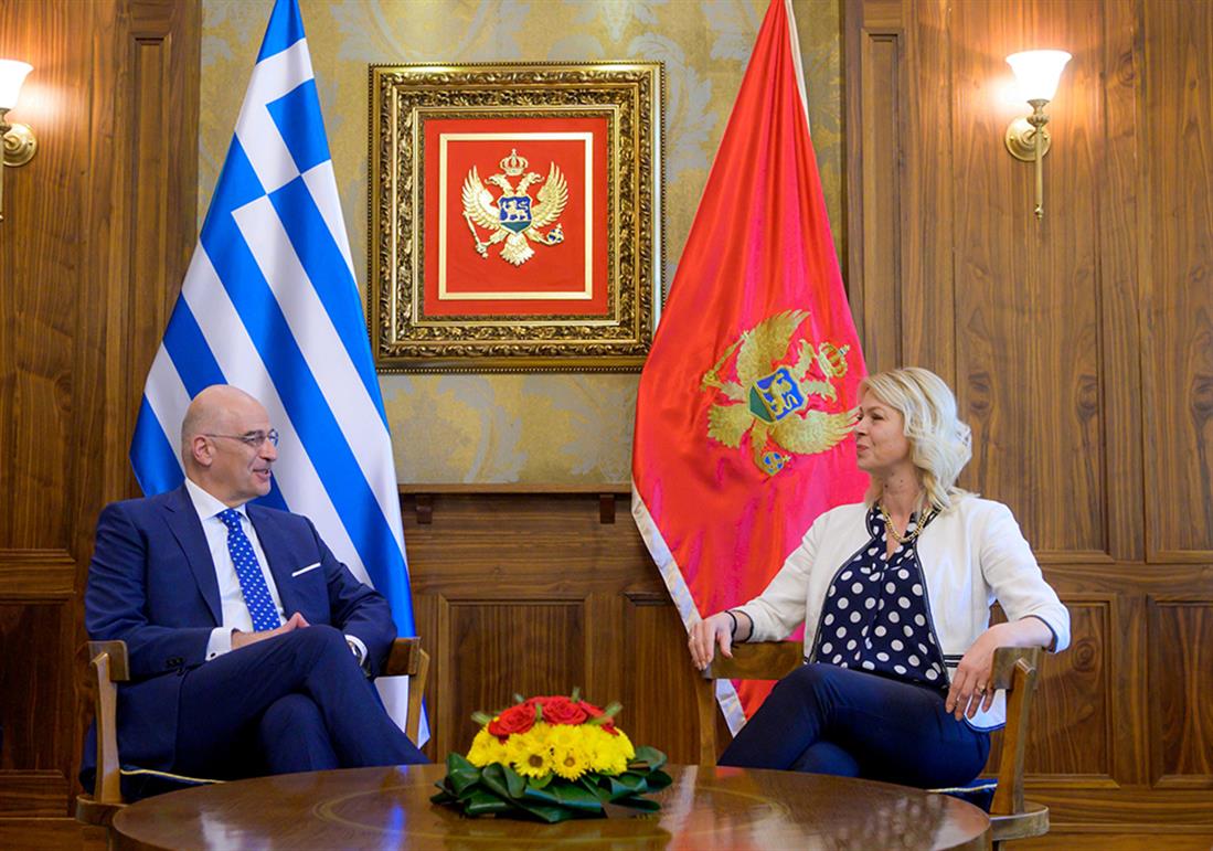 Ν. Δένδιας - Μαυροβούνιο - Πρόεδρος Βουλής Danijela Durovic