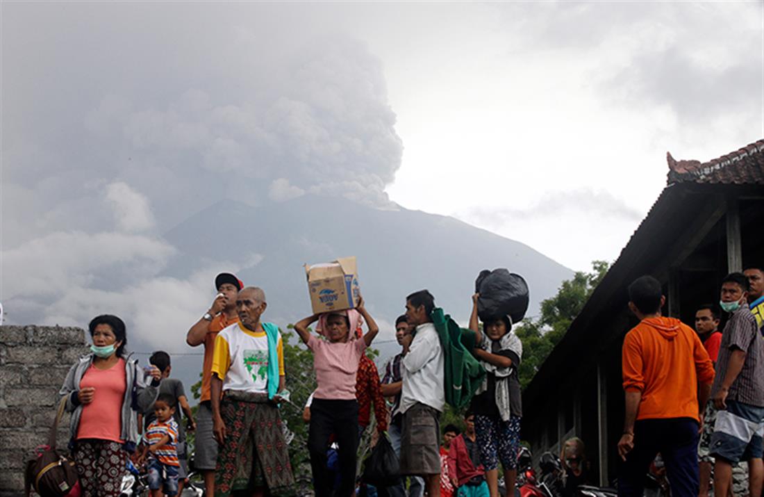 AP - Ινδονησία - ηφαίστειο - Μπαλί