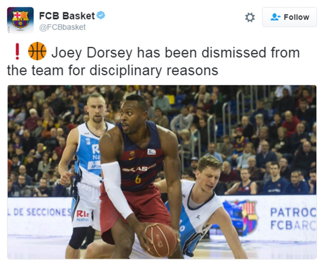 Joey Dorsey - tweet