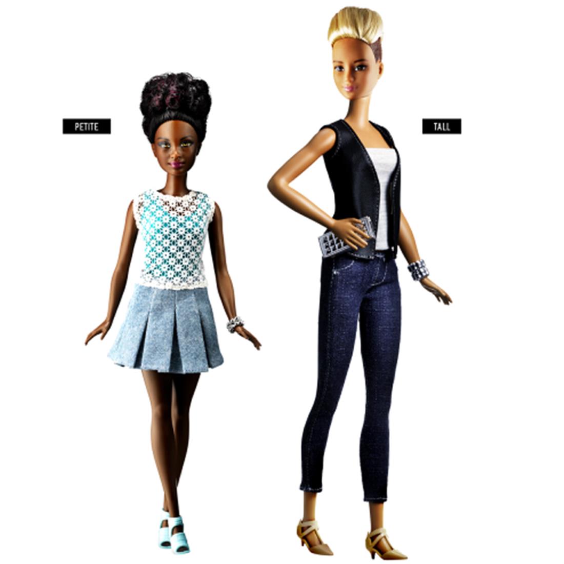 Barbie - αλλαγή - γυναίκα - καμπύλες - σωματότυπο