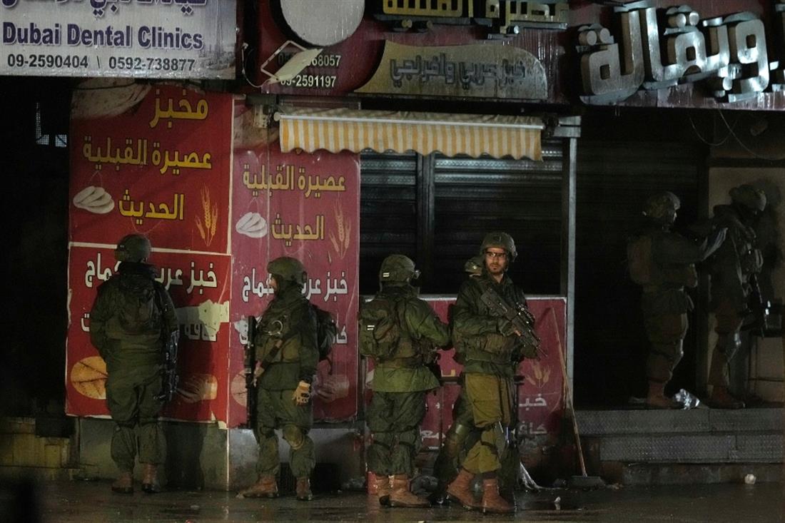 AP - Δυτική Όχθη - Ισραηλινοί στρατιώτες