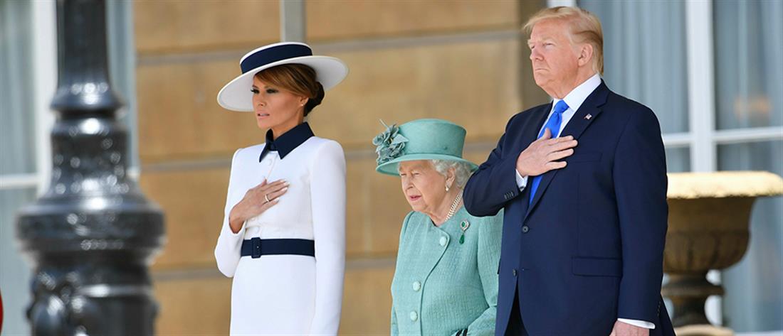 AP - Ντόναλντ Τραμπ - Μελάνια Τραμπ - Πρίγκιπας Κάρολος - Βασίλισσα Ελισάβετ - Αγγλία