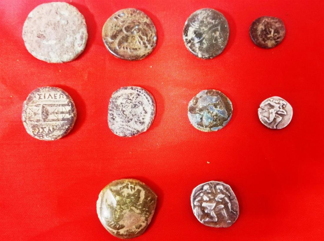 Δράμα - αρχαία νομίσματα - αρχαιοκαπηλεία