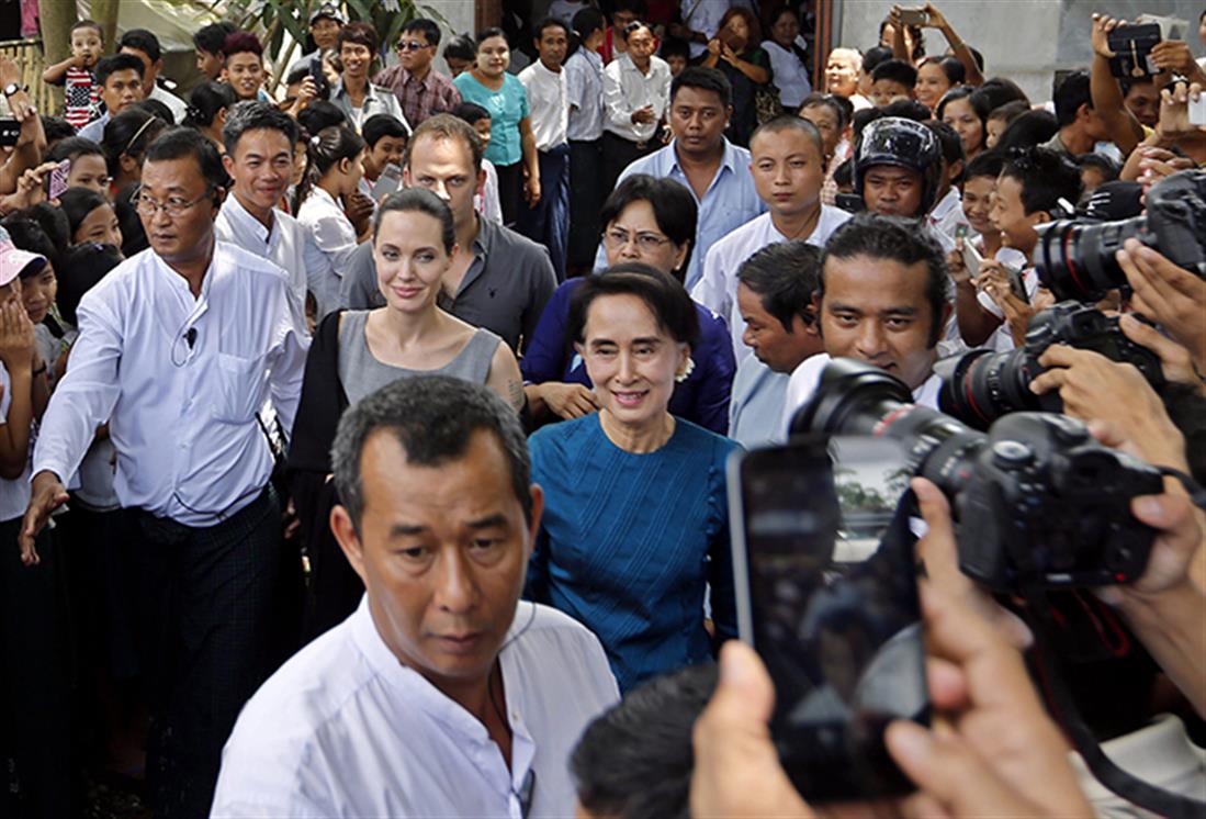 Μιανμάρ - Αντζελίνα Τζολί - ΟΗΕ - επίσκεψη