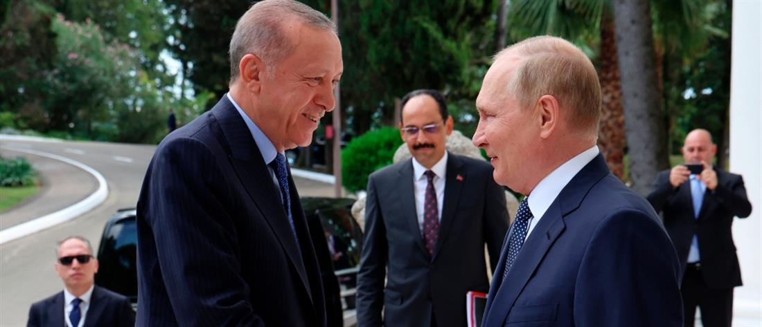 Ερντογάν - Πούτιν: Πρώτο θέμα στον τουρκικό Τύπο η συνάντηση στο Σότσι