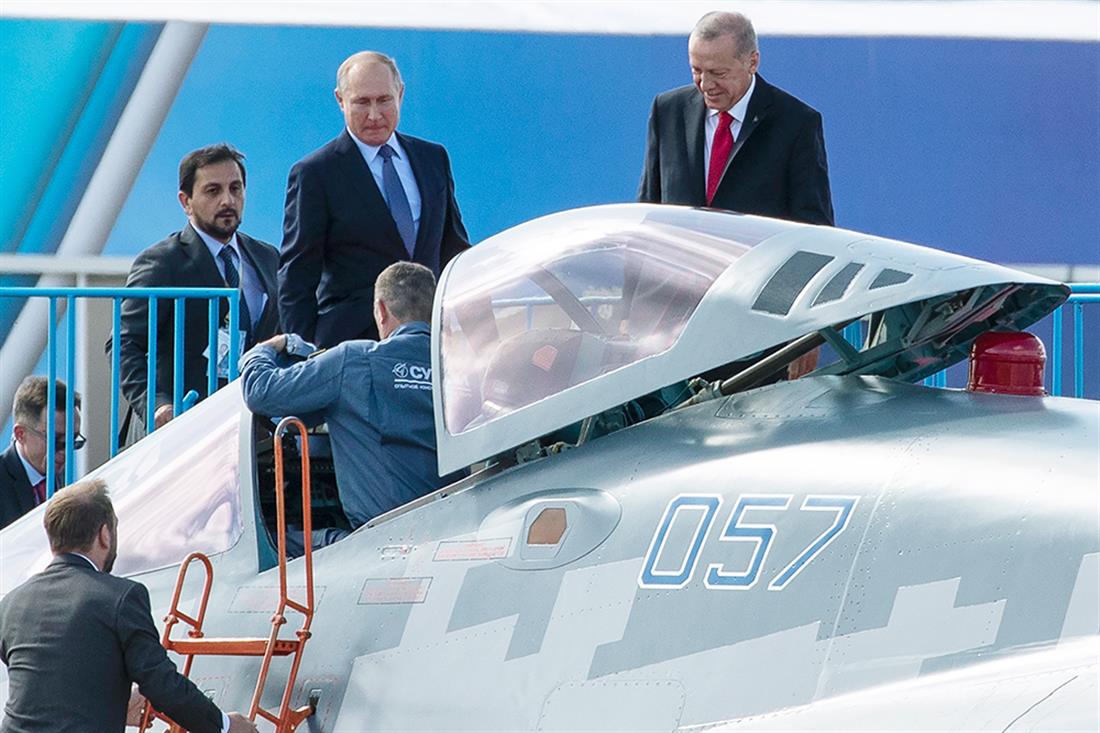 AP - Ερντογάν - Πούτιν - αεροσκάφη