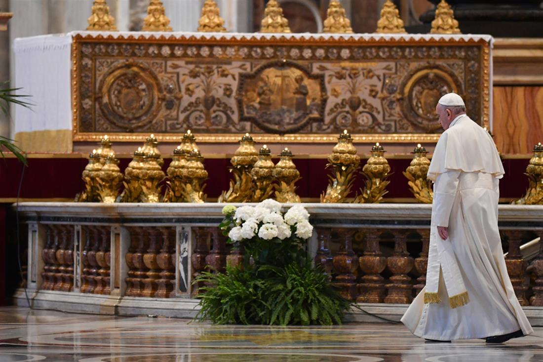 Πάπας Φραγκίσκος - λειτουργία