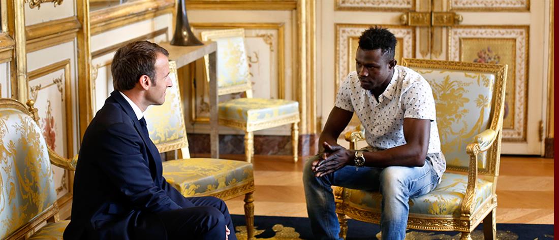 Γαλλία - πρόσφυγας - δάσωση - Mamoudou Gassama - συνάντηση - Macron